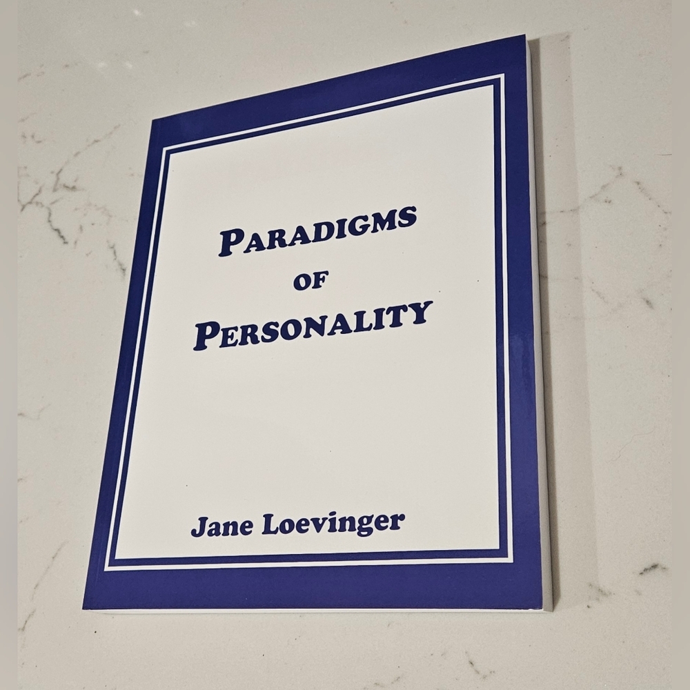 BOGO Paradigms of Personality Jane Loevinger Paperback Book